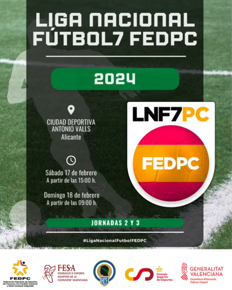JORNADA 2 Y 3 LIGA NACIONAL DE F�TBOL 7 DE PAR�LISIS CEREBRAL - Federaci�n Extreme�a de Deportes de Par�lisis Cerebral